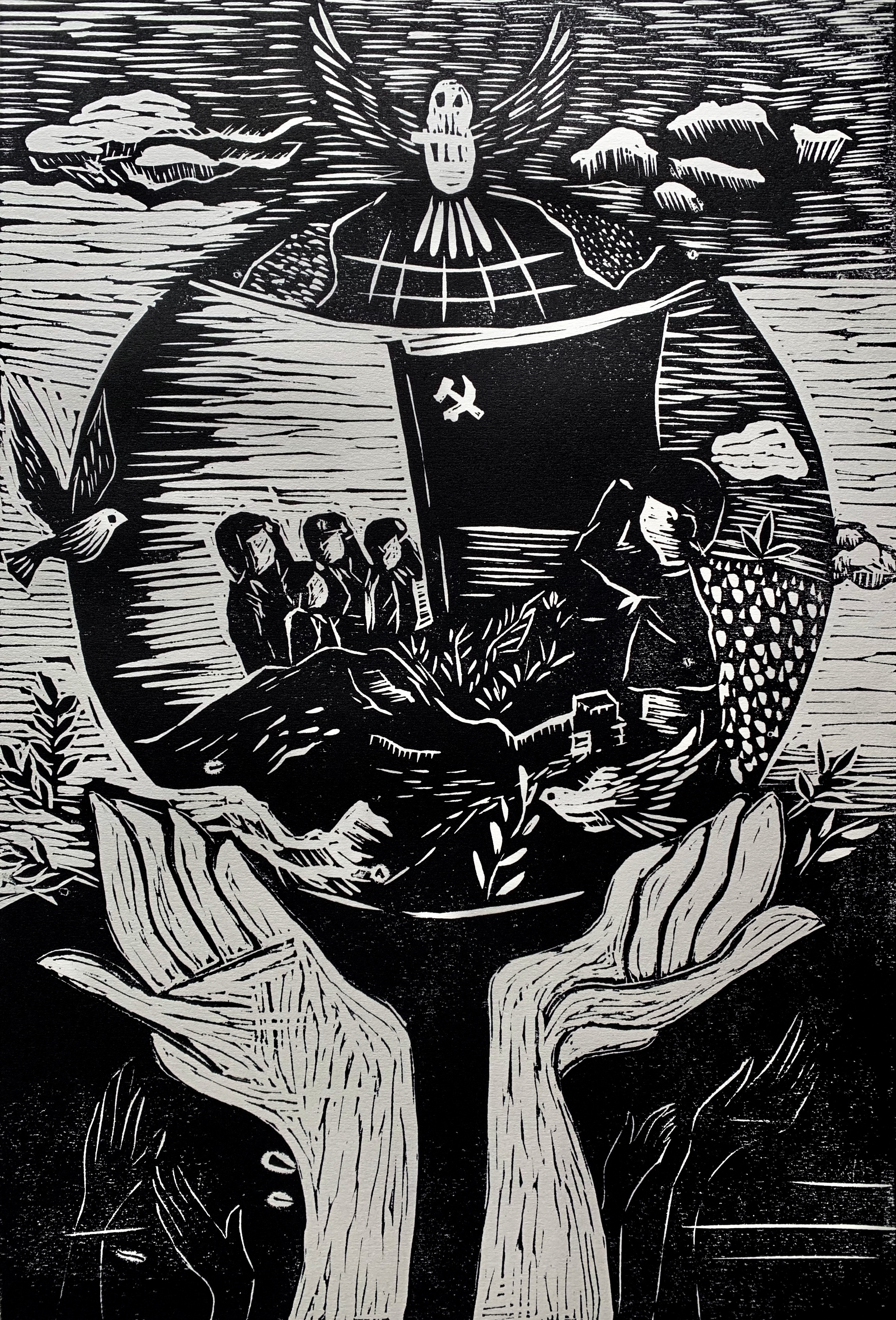 《坚守和平》海盐县向阳小学 石沈诣 11岁.JPG